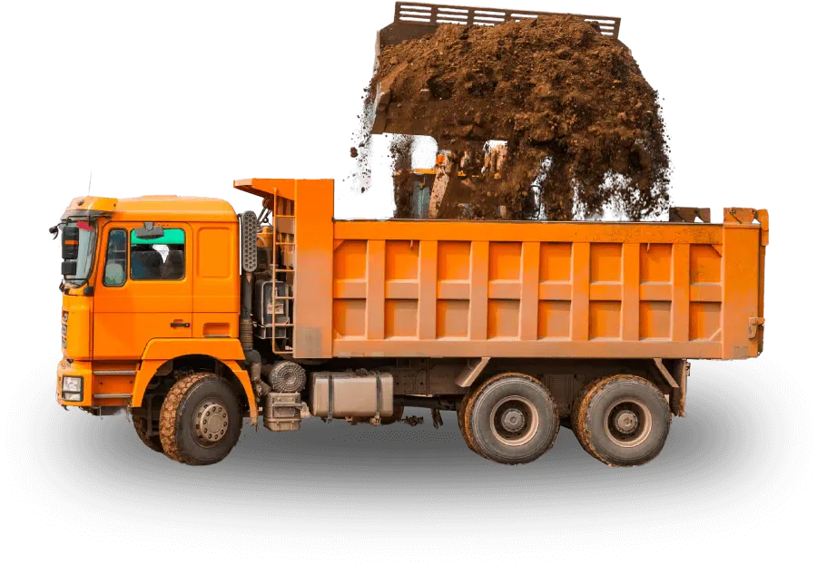 camion carico rifiuti