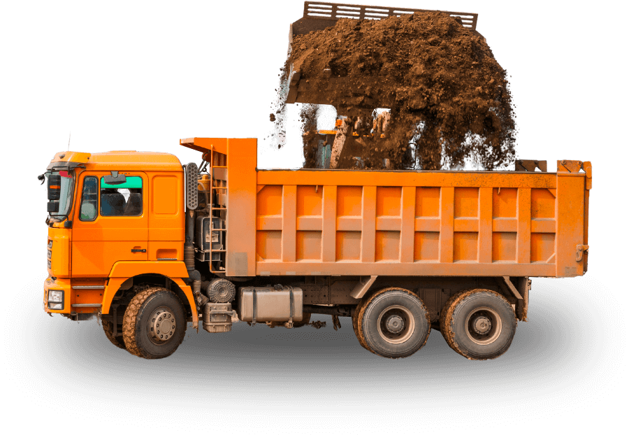 camion carico rifiuti